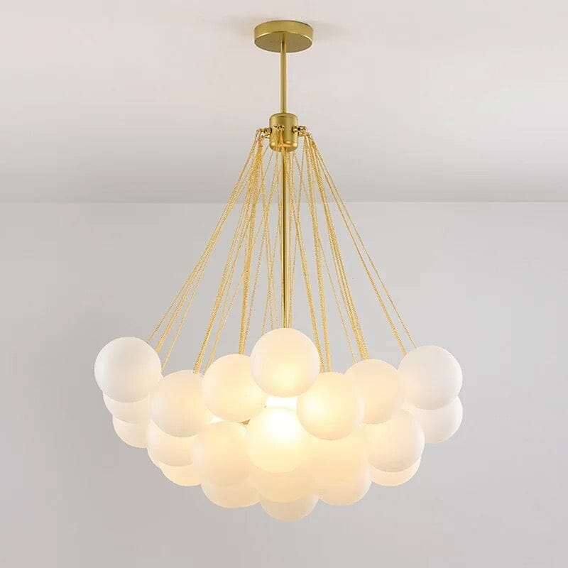 Nordic Frosted Glass Ball Chandelier