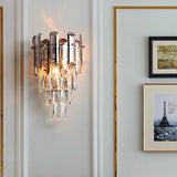 Elsie Two Tone Crystal Wall Lamp