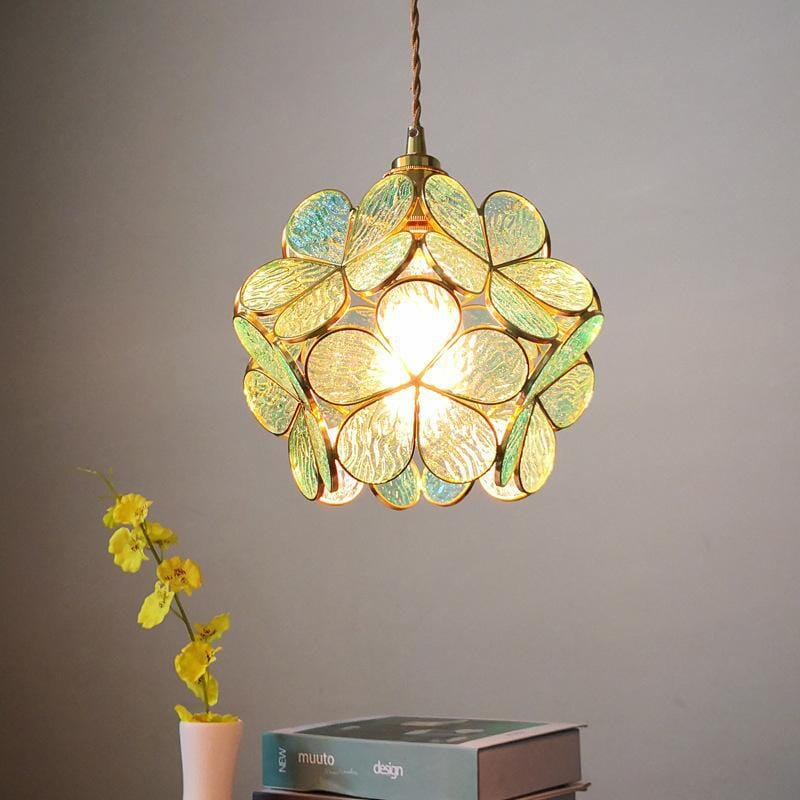 NYRA Flower Glass Pendant