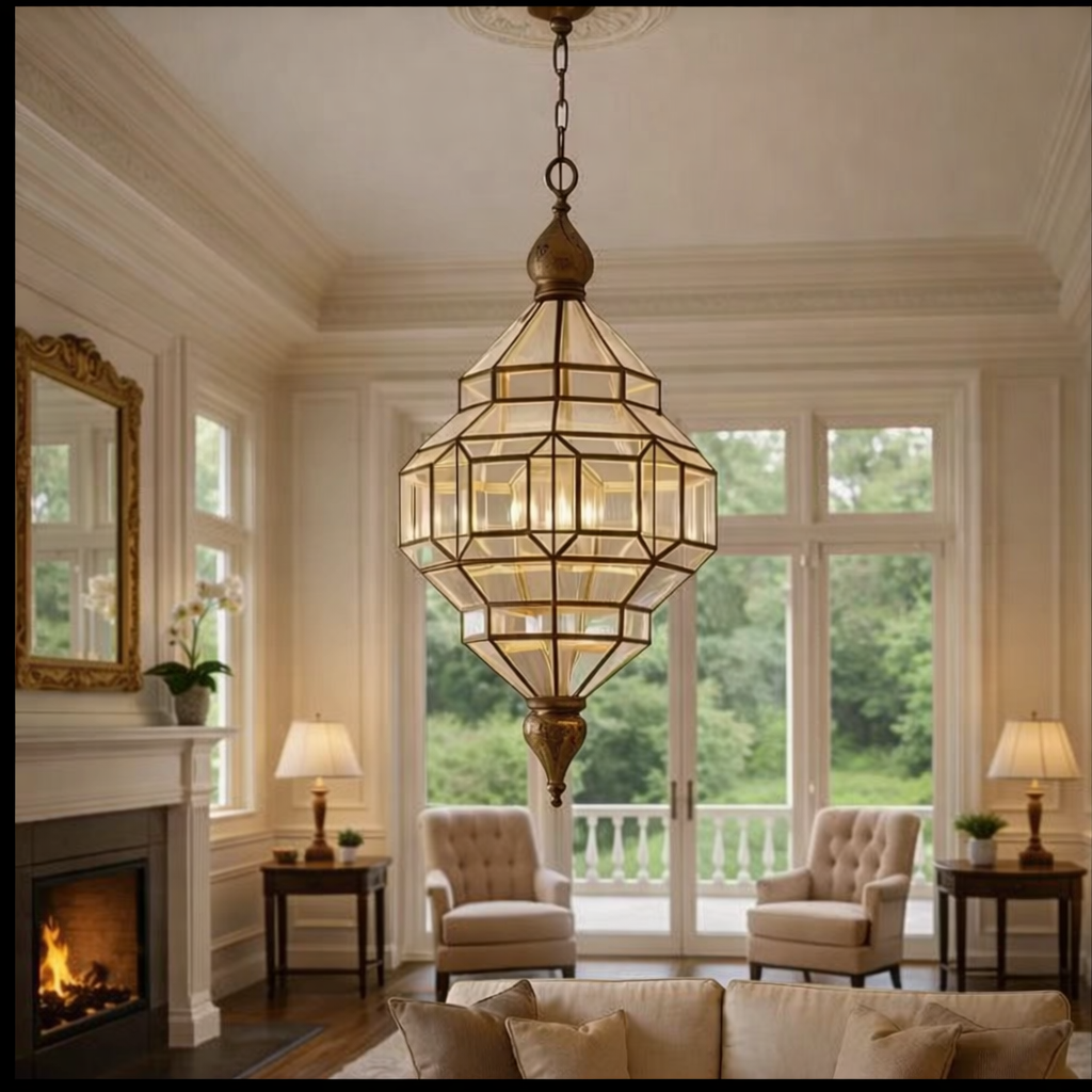 Dimlux Glass Pendant Light