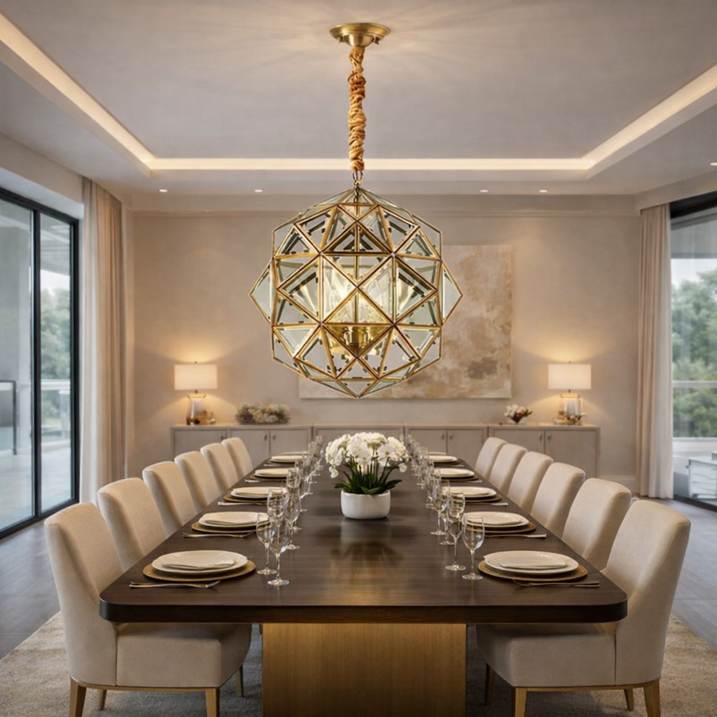 Dimlux Glass Pendant Light