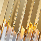 Small Round Gold k9 Crystal Modern Led Chandelier