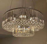 Rosalina Dual Crystal Chandelier