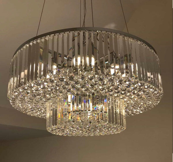 Rosalina Dual Crystal Chandelier