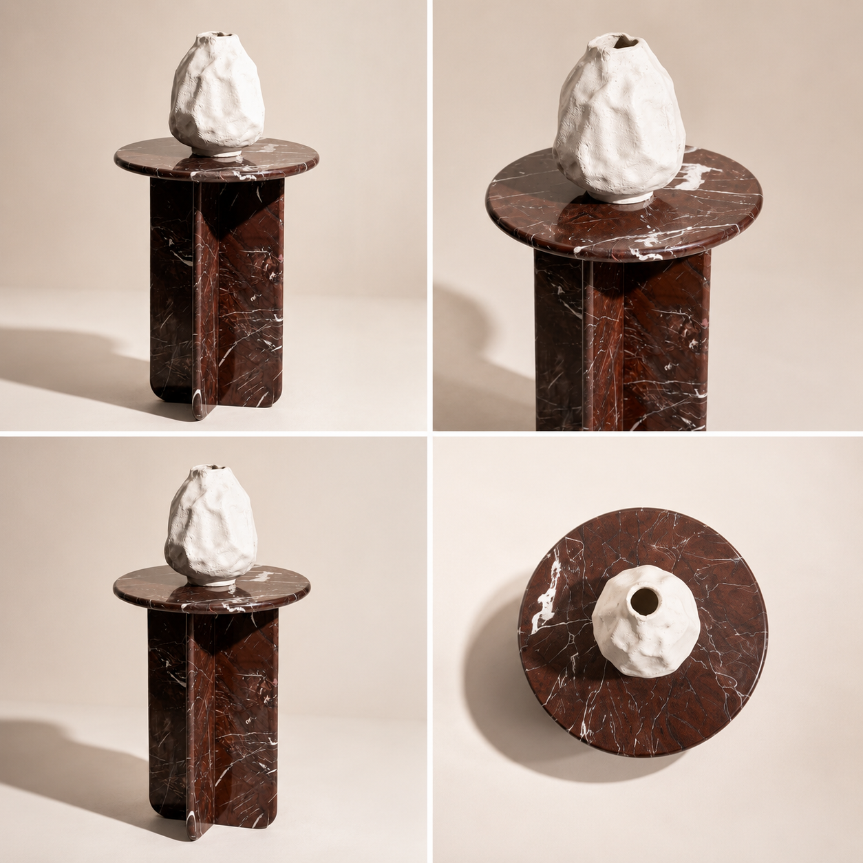 Monterra Marble Side Tables