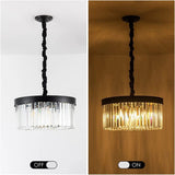 American K9 Crystal  Black Pendant Light