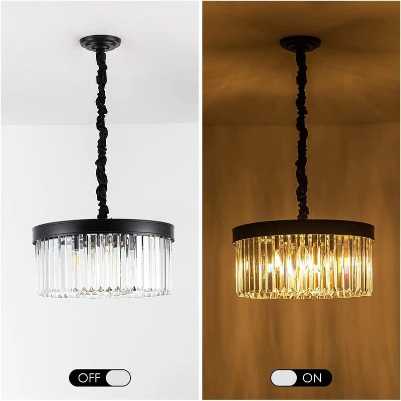 American K9 Crystal  Black Pendant Light
