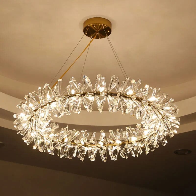 Modern Cooper Flower Crystal Chandelier NYRALONDON