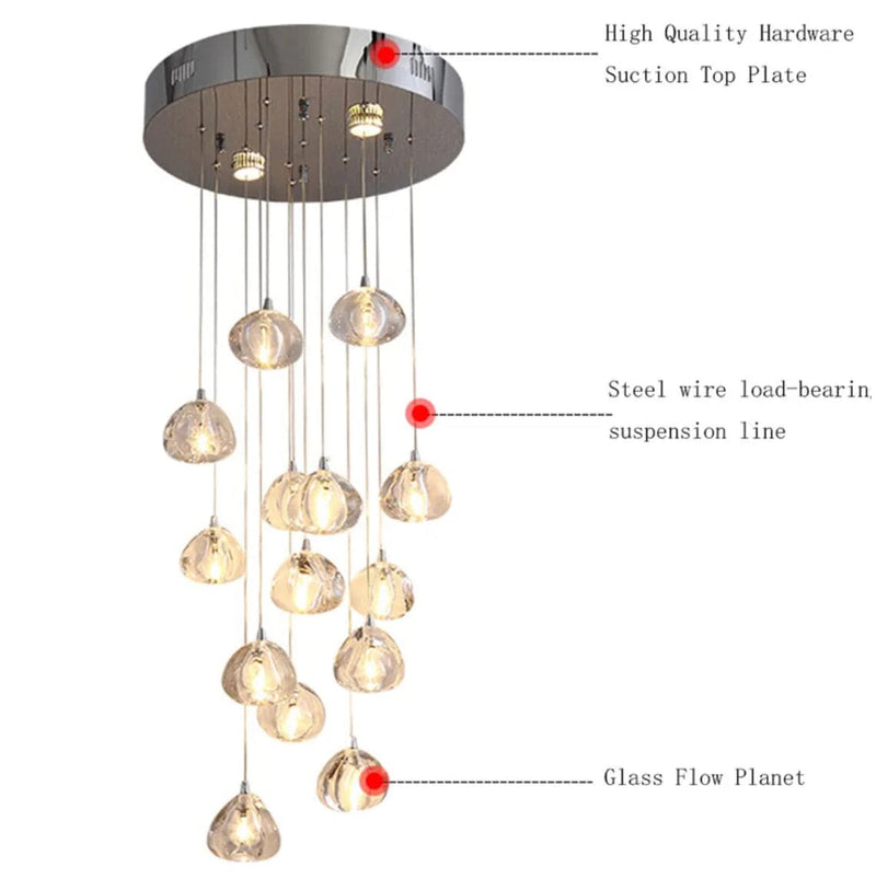 Crystal Walsh Chandelier