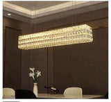 NYRA Three Layer Rectangle Dining Table Chandelier
