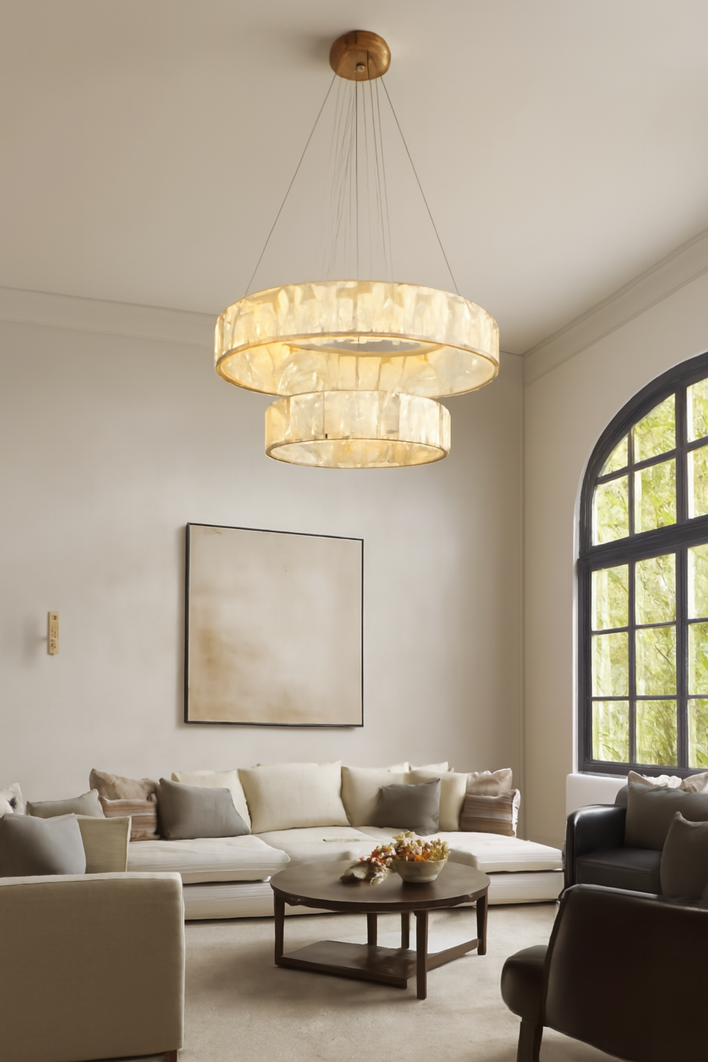 Edora  Spanish Marble Chandelier