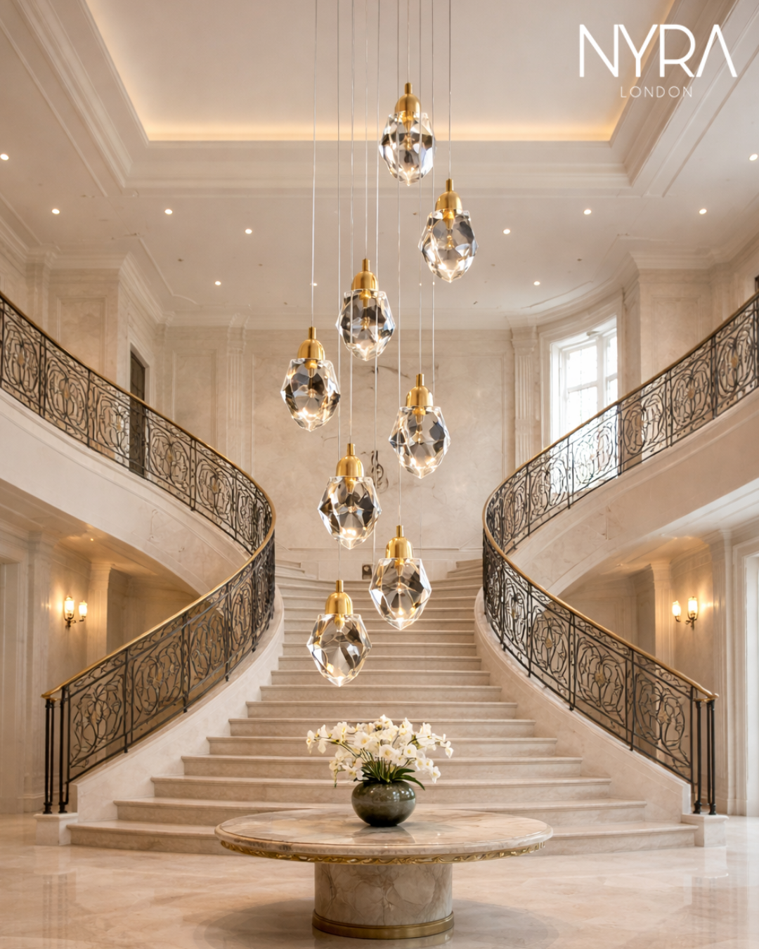 Elodie Crystal Chandelier fa