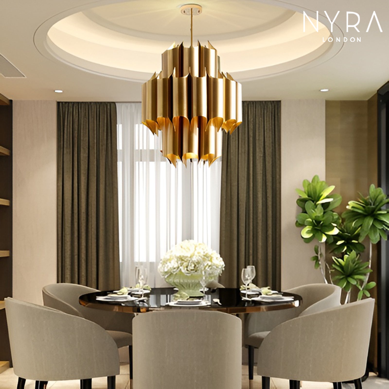 Evana Sculpture Chandelier