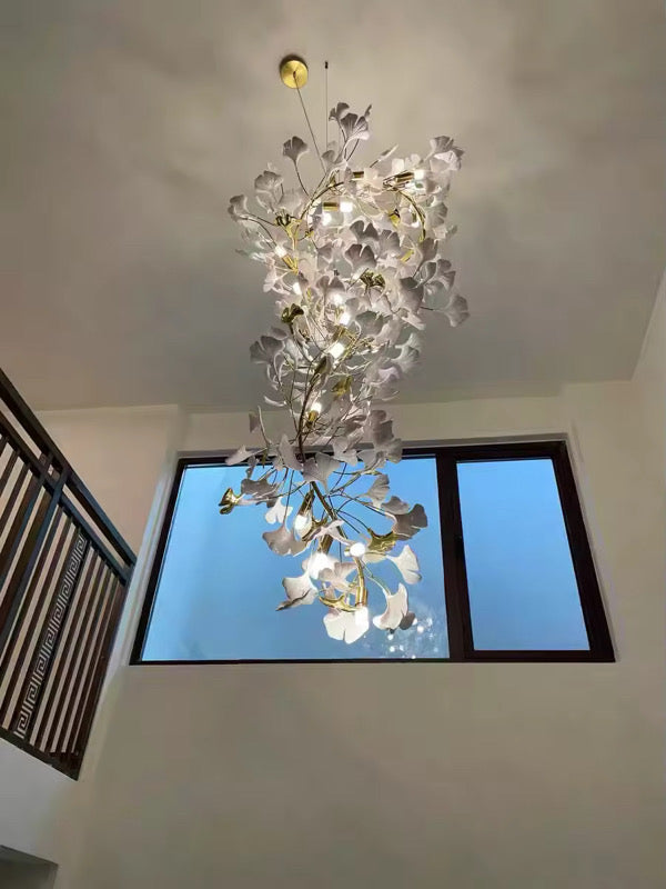 Ginkgo Leaf Chandelier