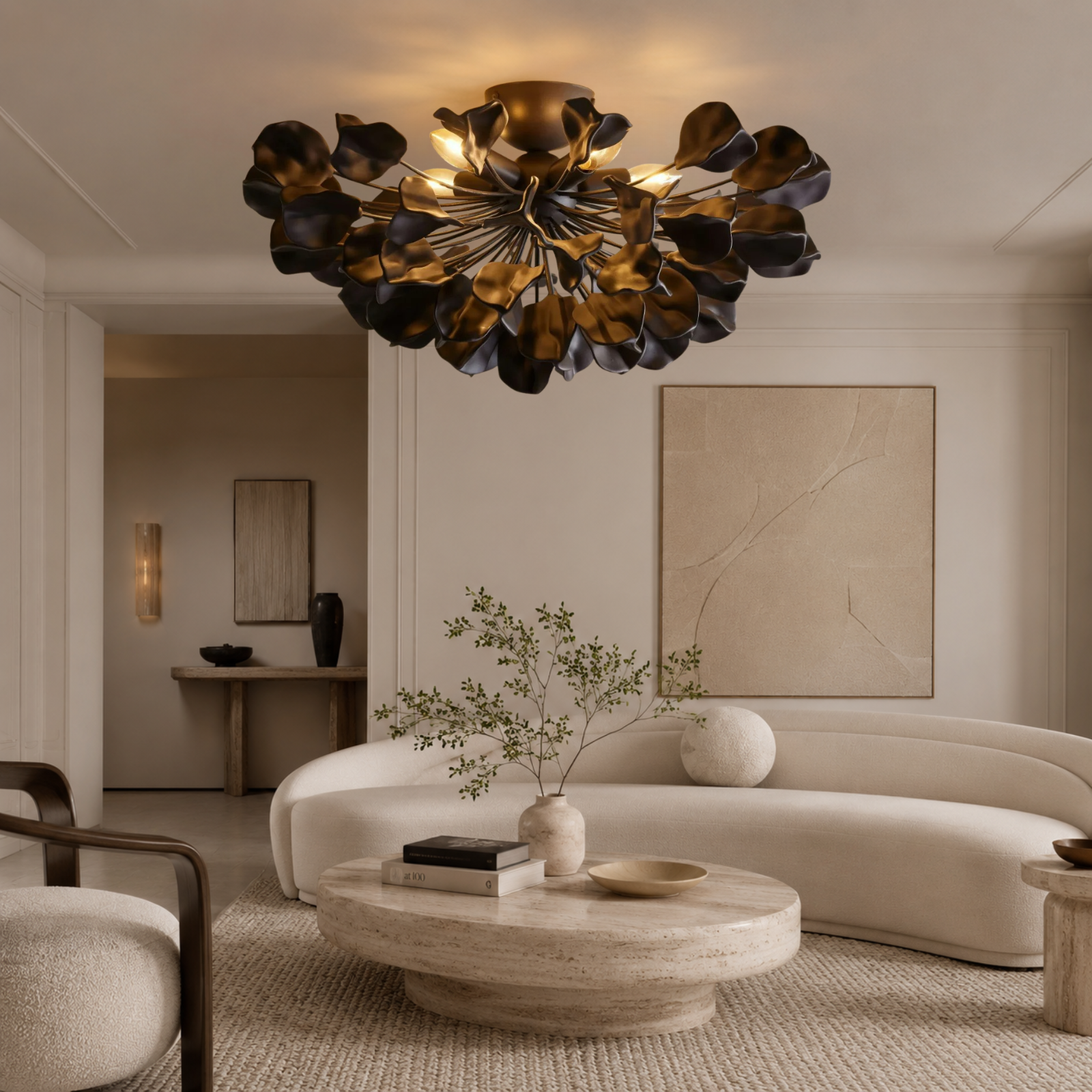 Floravia Ceramic Chandelier