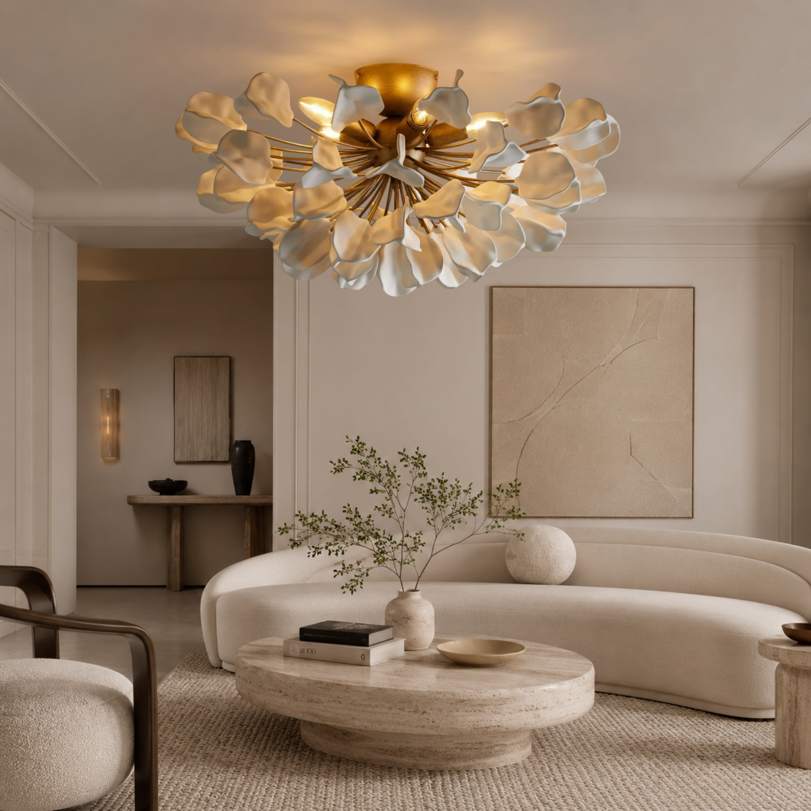 Floravia Ceramic Chandelier