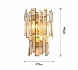Royal Chariot Crystal Wall Lamps