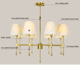 Linen Multiple Head Chandeliers