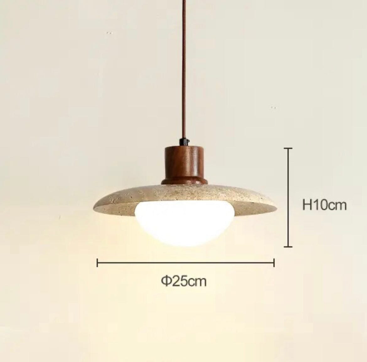 Travertine Wabi Chandelier Light - Nyra London – NYRALONDON
