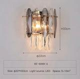 Maddie K9 Two Tone Crystal Wall Lamp Collection
