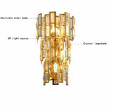 Royal Chariot Crystal Wall Lamps