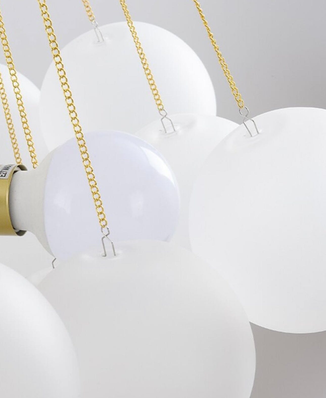 NYRA Frosted Ball Chandelier