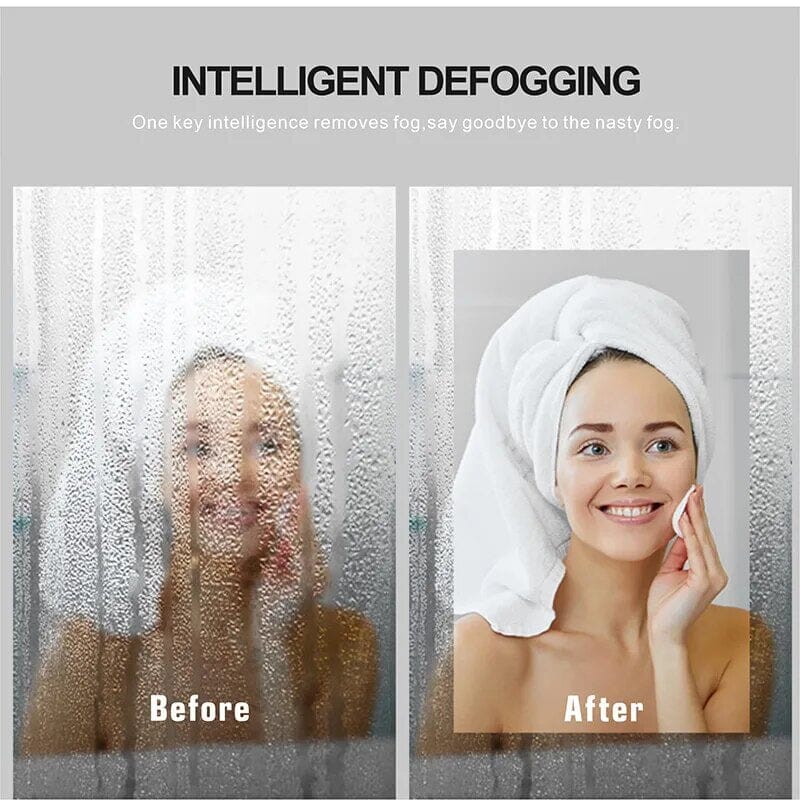 Anti-fog Bathroom LED Light Makeup Mirror