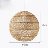 Natural Rattan Hand-woven Pendant Light