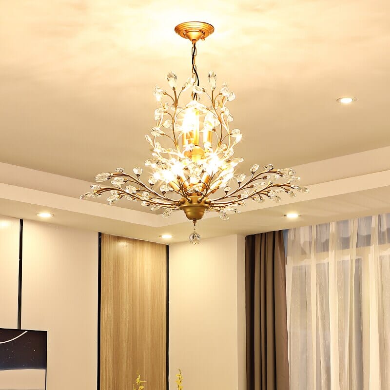 Modern Crystal  Loft Fixture Lights