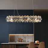 Modern Round Crystal Chandelier For Living Room