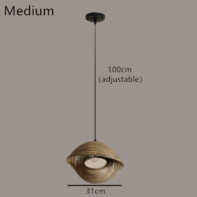 Bamboo Shell Pendant Lights