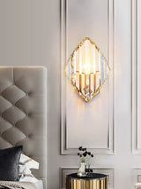 Diamond crystal wall lamp