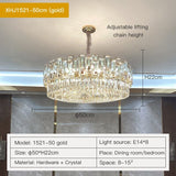 Charzetta Crystal Black Chandelier
