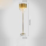 Postmodern Aqsa Crystal Floor Lamp