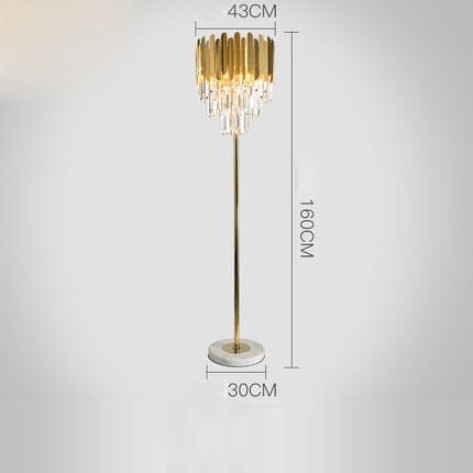 Postmodern Aqsa Crystal Floor Lamp