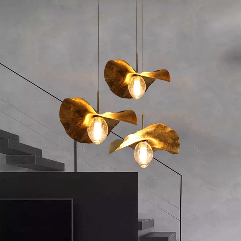 Nordic Golden Shell Chandelier