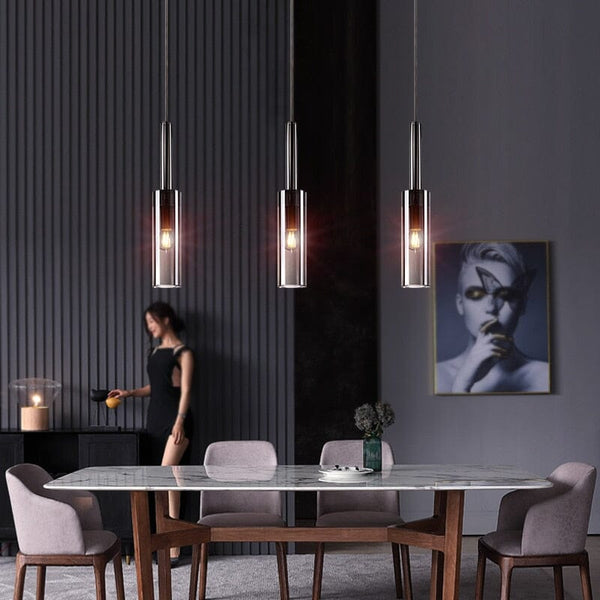 Nordic Copper Crystal Pendant Lights