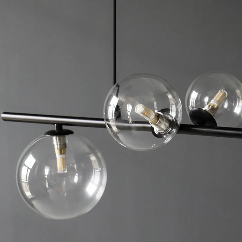 Modern Nordic  Glass Ball Chandelier Light