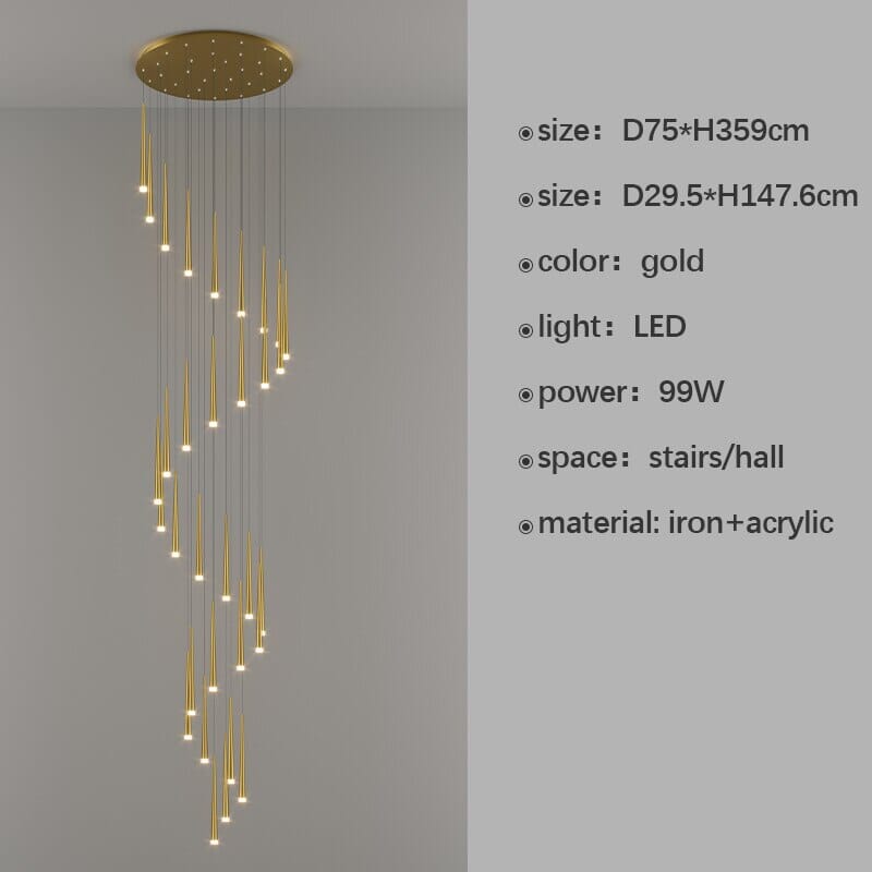 The Duplex Pendant Chandelier