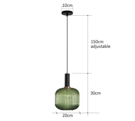Omnay Retro Glass Pendant Lights
