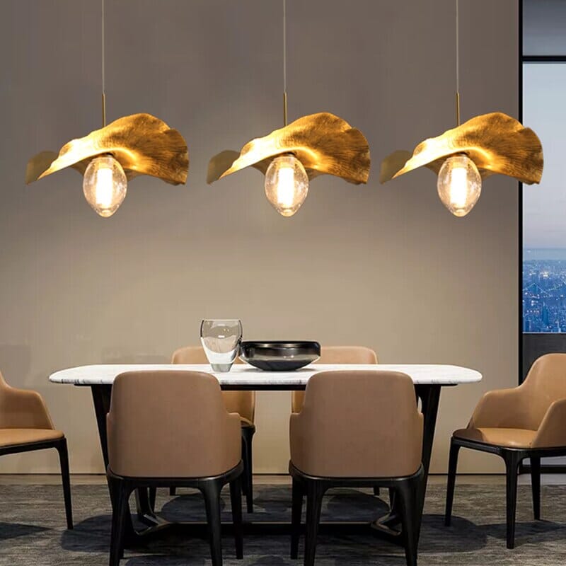 Nordic Golden Shell Chandelier