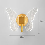 LED Butterfly Wall Lamp