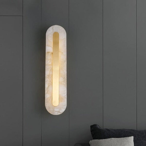 Marble Round Wall Light