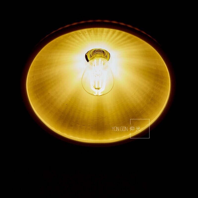 White Ceramic Brass Pendant Lights