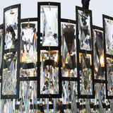 Rochelle Luxury Crystal Modern Black Chandelier