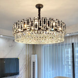 Charzetta Crystal Black Chandelier