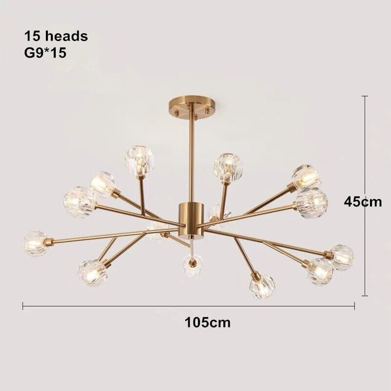 Modern Crystal Ball LED Chandelier