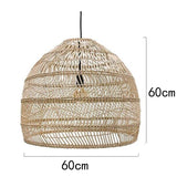 Natural Rattan Hand-woven Japanese Pendant