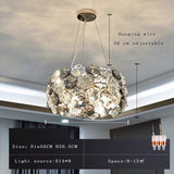 Kara Post-modern Crystal Wrought Iron Chandelier