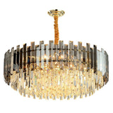 LED Round Golden Crystal Lamp